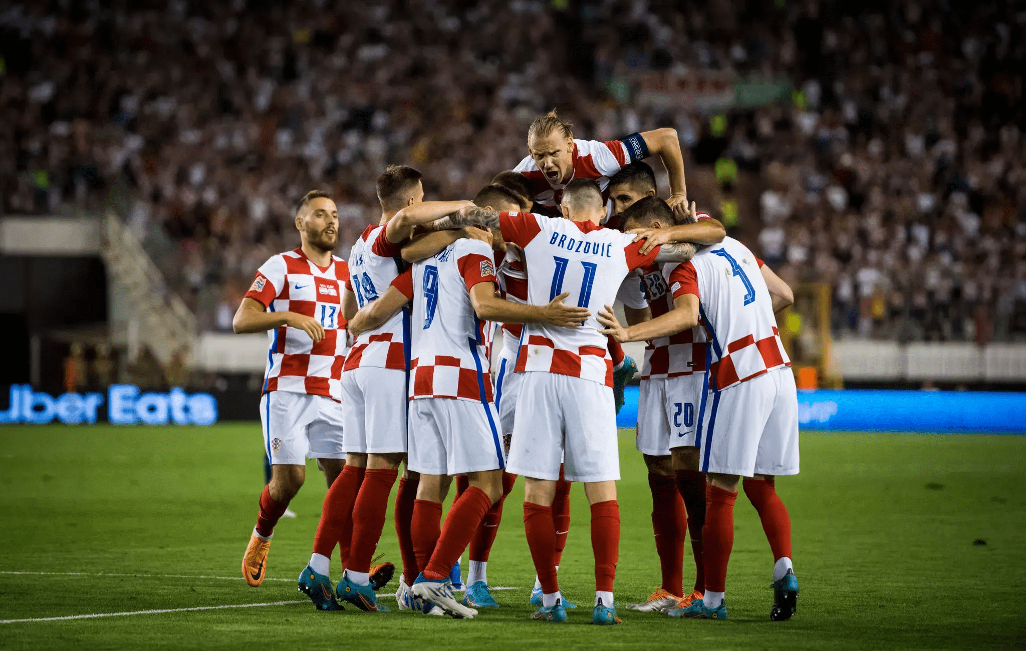 克罗地亚队力克奥地利，取得胜利